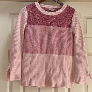 Loft Stripe Cotton Sweater